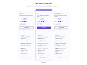 Choose a Hosting Plan
