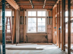 Hidden dangers: Construction dust lingers in the air long after the work is done.